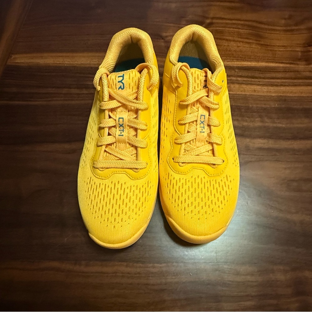 TYR Women's Yellow Mesh Athletic Sneakers